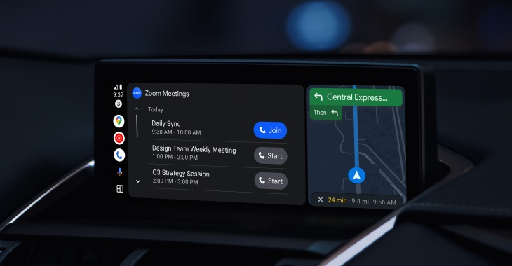 Google collaborates with Cisco, Microsoft, and Zoom to bring conferencing to vehicles